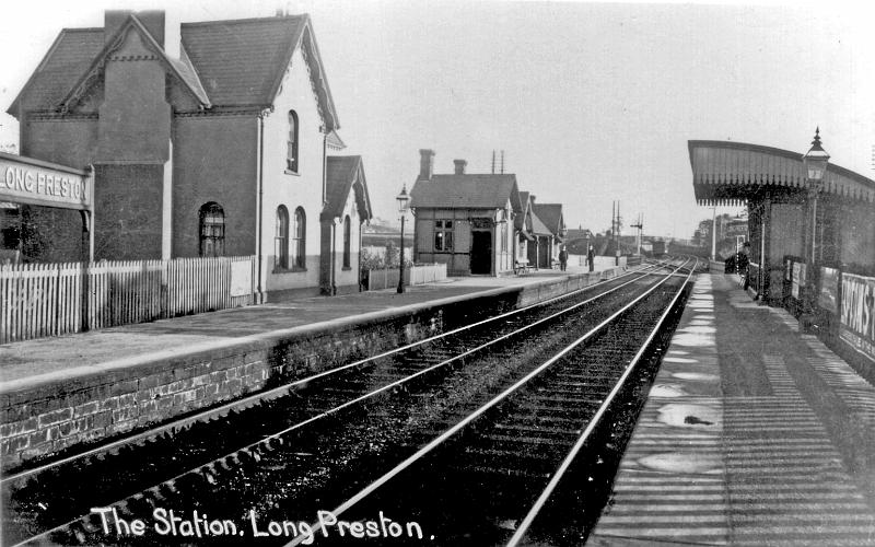 Long Preston Station c1908.JPG - Long Preston Station c.1908